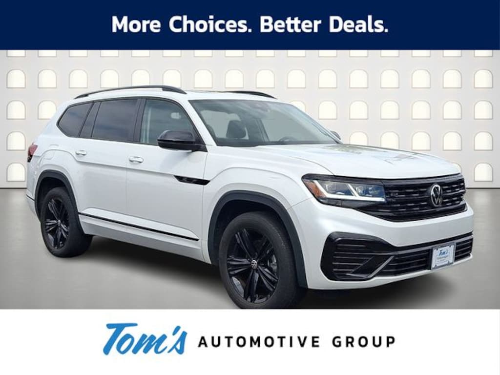 Certified 2023 Volkswagen Atlas 3.6L V6 SEL R-Line Black SUV