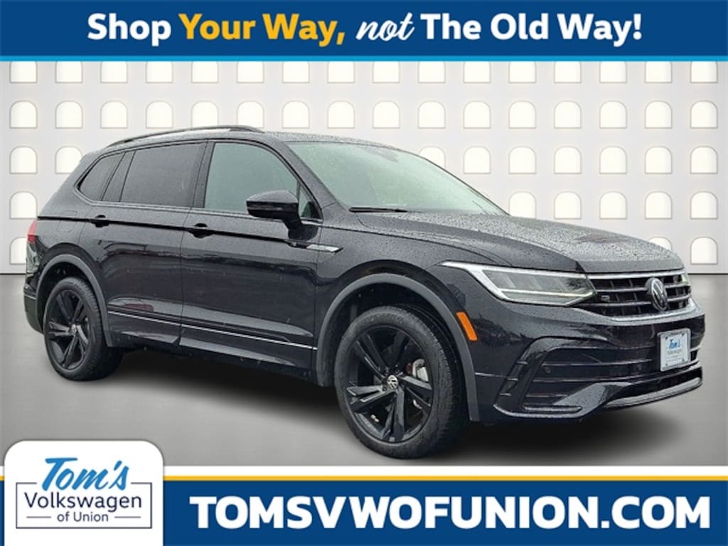 Certified 2024 Volkswagen Tiguan 2.0T SE R-Line Black SUV