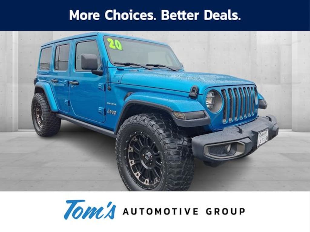 Used 2020 Jeep Wrangler Unlimited Sahara SUV
