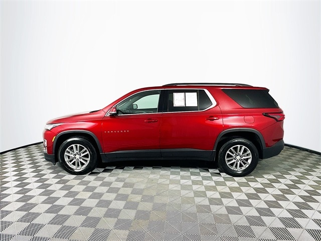 Used 2023 Chevrolet Traverse 1LT with VIN 1GNEVGKW1PJ197869 for sale in Milan, IN