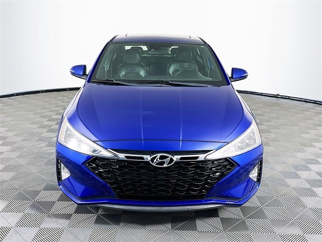 Used 2019 Hyundai Elantra Sport with VIN KMHD04LB7KU862290 for sale in Milan, IN