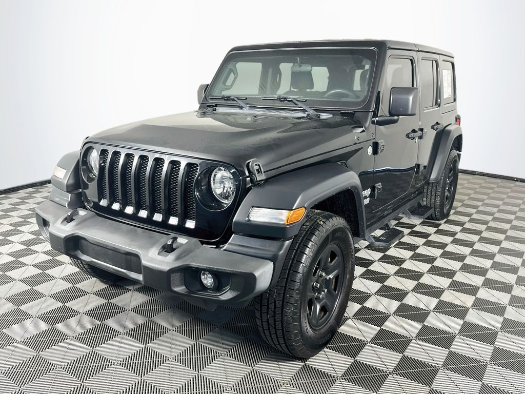 Used 2018 Jeep All-New Wrangler Unlimited Sport with VIN 1C4HJXDN6JW266474 for sale in Milan, IN