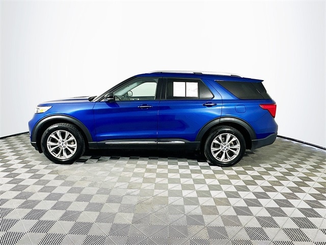 Used 2023 Ford Explorer Limited with VIN 1FMSK8FH3PGA59040 for sale in Milan, IN