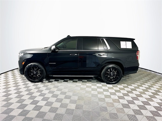 Used 2021 Chevrolet Tahoe Premier with VIN 1GNSKSKD1MR166308 for sale in Milan, IN