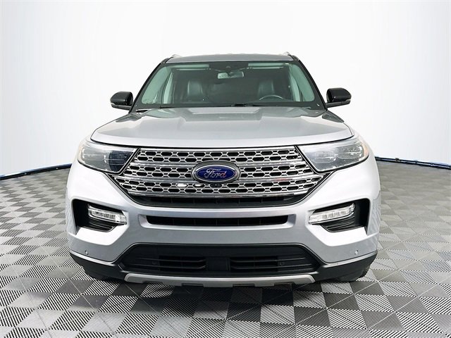 Used 2022 Ford Explorer Limited with VIN 1FMSK8FH5NGB19154 for sale in Milan, IN