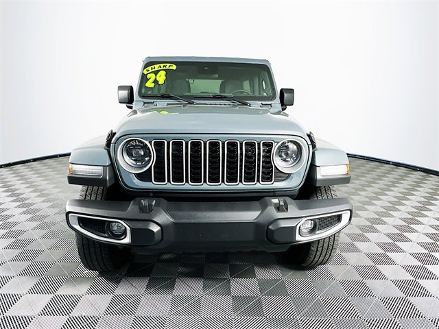 Used 2024 Jeep Wrangler 4-Door Sahara with VIN 1C4PJXEN5RW157607 for sale in Milan, IN