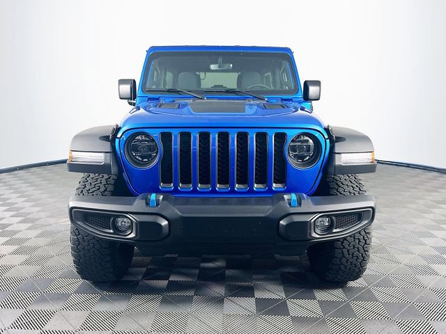 Used 2022 Jeep Wrangler Unlimited Rubicon 4XE with VIN 1C4JJXR66NW177884 for sale in Milan, IN