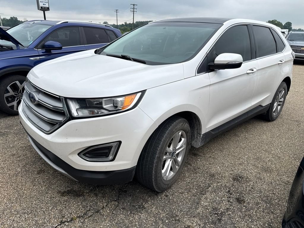 Used 2015 Ford Edge SEL with VIN 2FMTK3J84FBB65646 for sale in Milan, IN