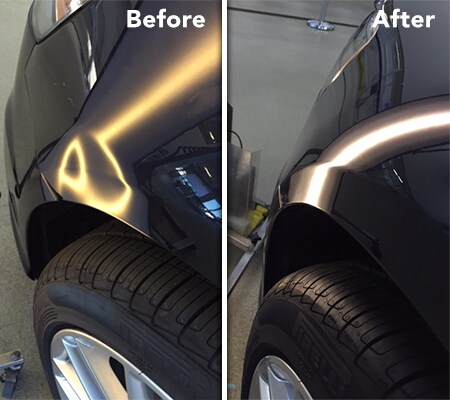 Paintless Dent Repair Before and After