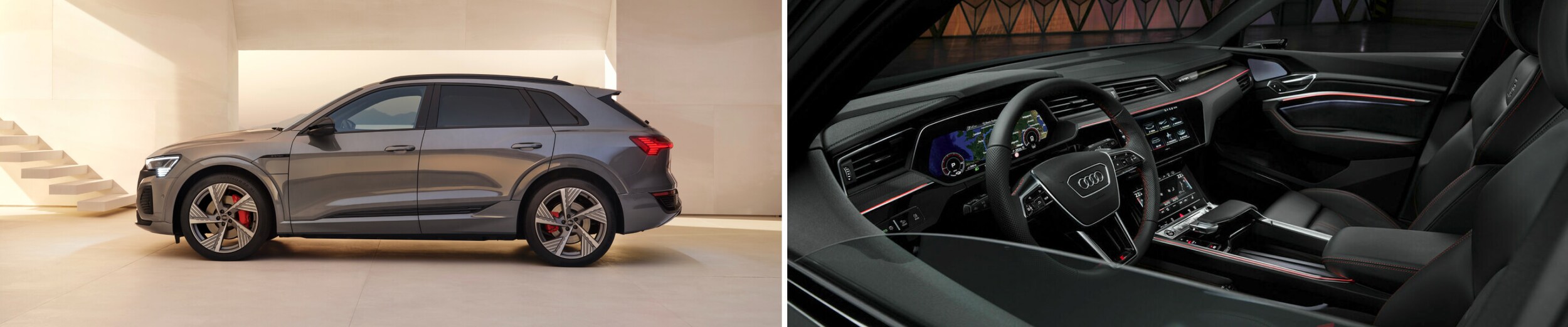 Explore The 2024 Audi Q8 etron Interior & Features