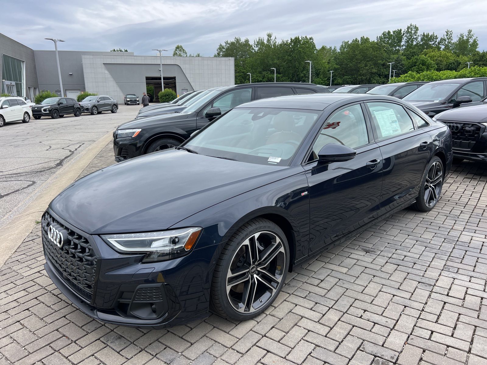 Firmament Blue 2026 Audi A8 L quattro 55 TFSI Sedan All-Wheel Drive 8-Speed Automatic
