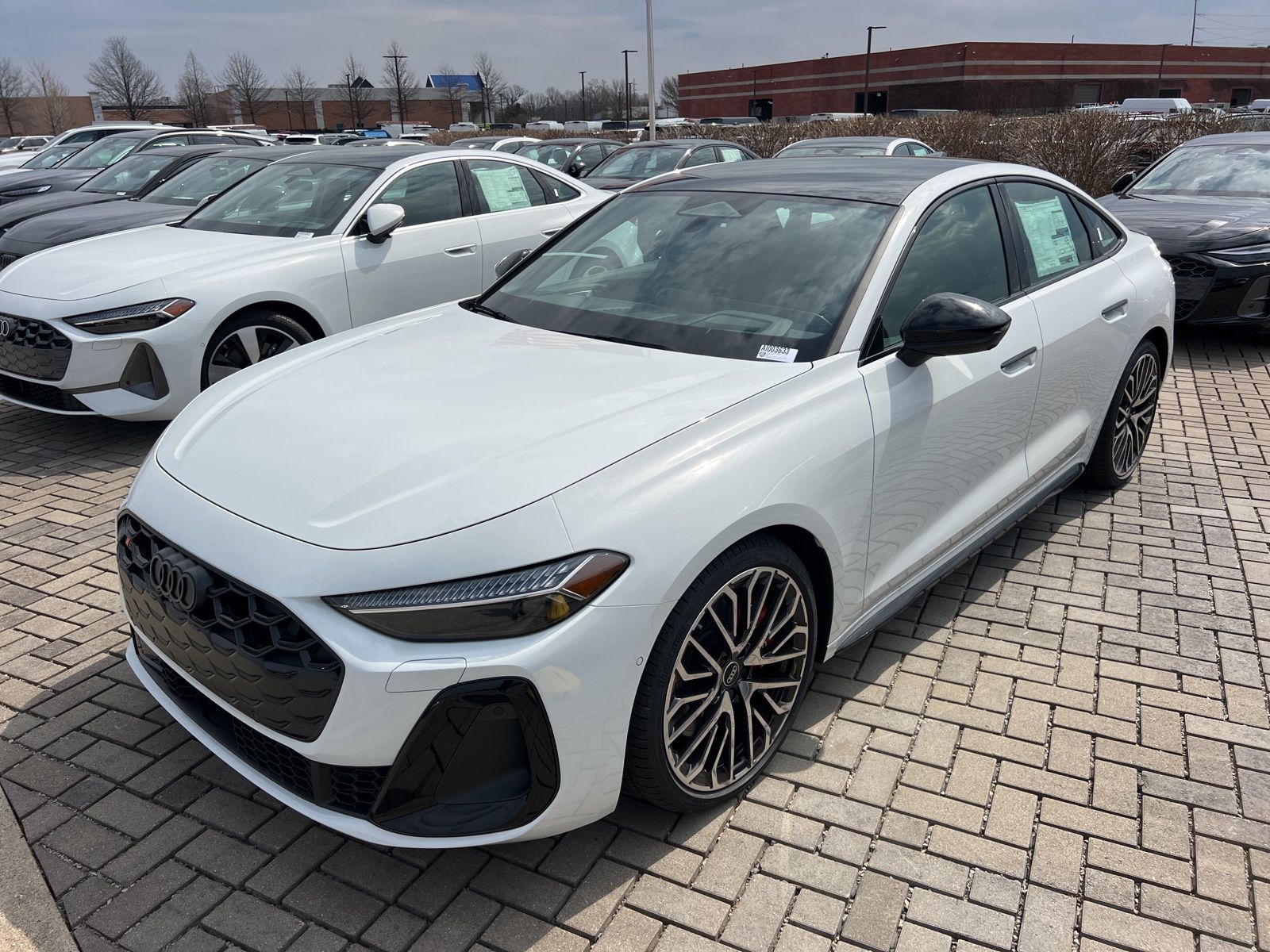 Glacier White Metallic 2026 Audi S5 quattro Premium Plus TFSI Sedan All-Wheel Drive 7-Speed Automatic