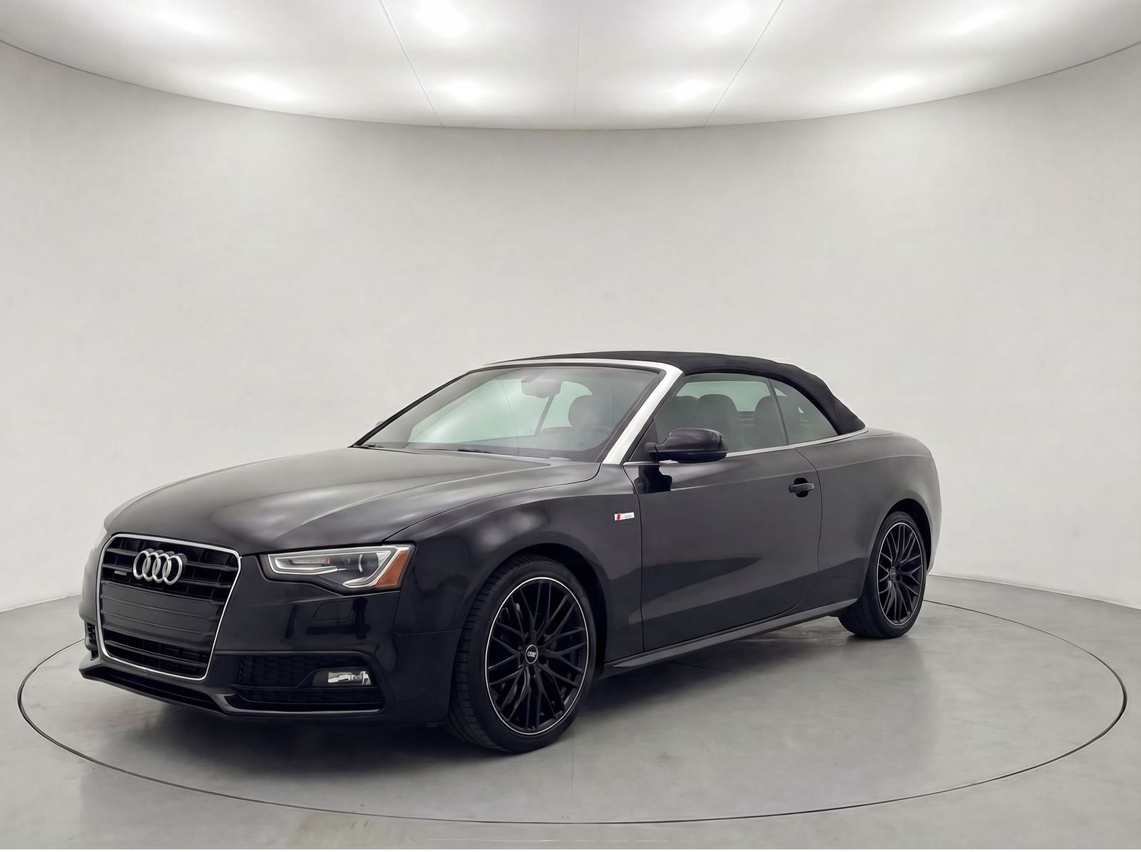 Black Metallic 2017 Audi A5 2.0T quattro Sport Cabriolet AWD Convertible All-Wheel Drive 8-Speed Automatic