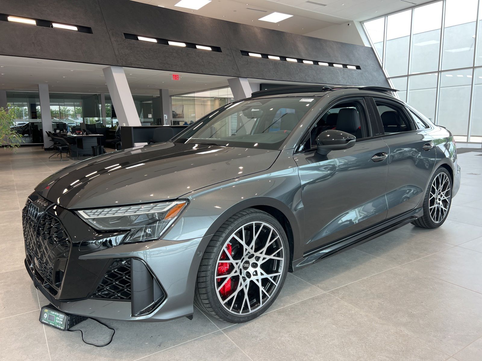 Gray 2026 Audi RS 3 2.5T quattro Sedan All-Wheel Drive 7-Speed Automatic
