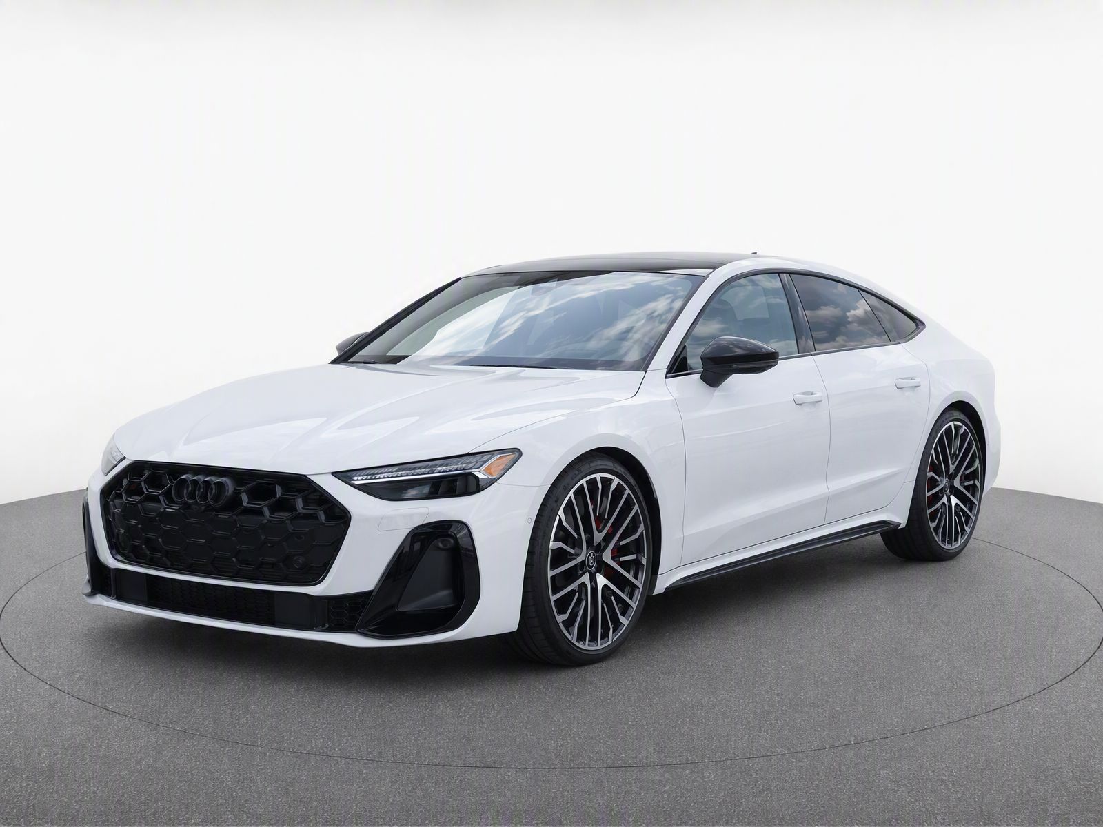 Glacier White Metallic 2026 Audi S5 Sedan All-Wheel Drive 7-Speed Automatic