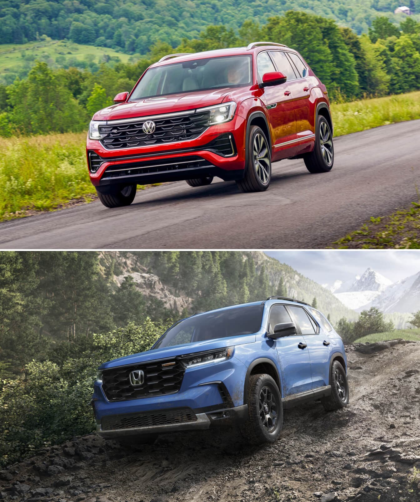 2024 Honda Pilot Vs. Volkswagen Atlas SUV Comparison