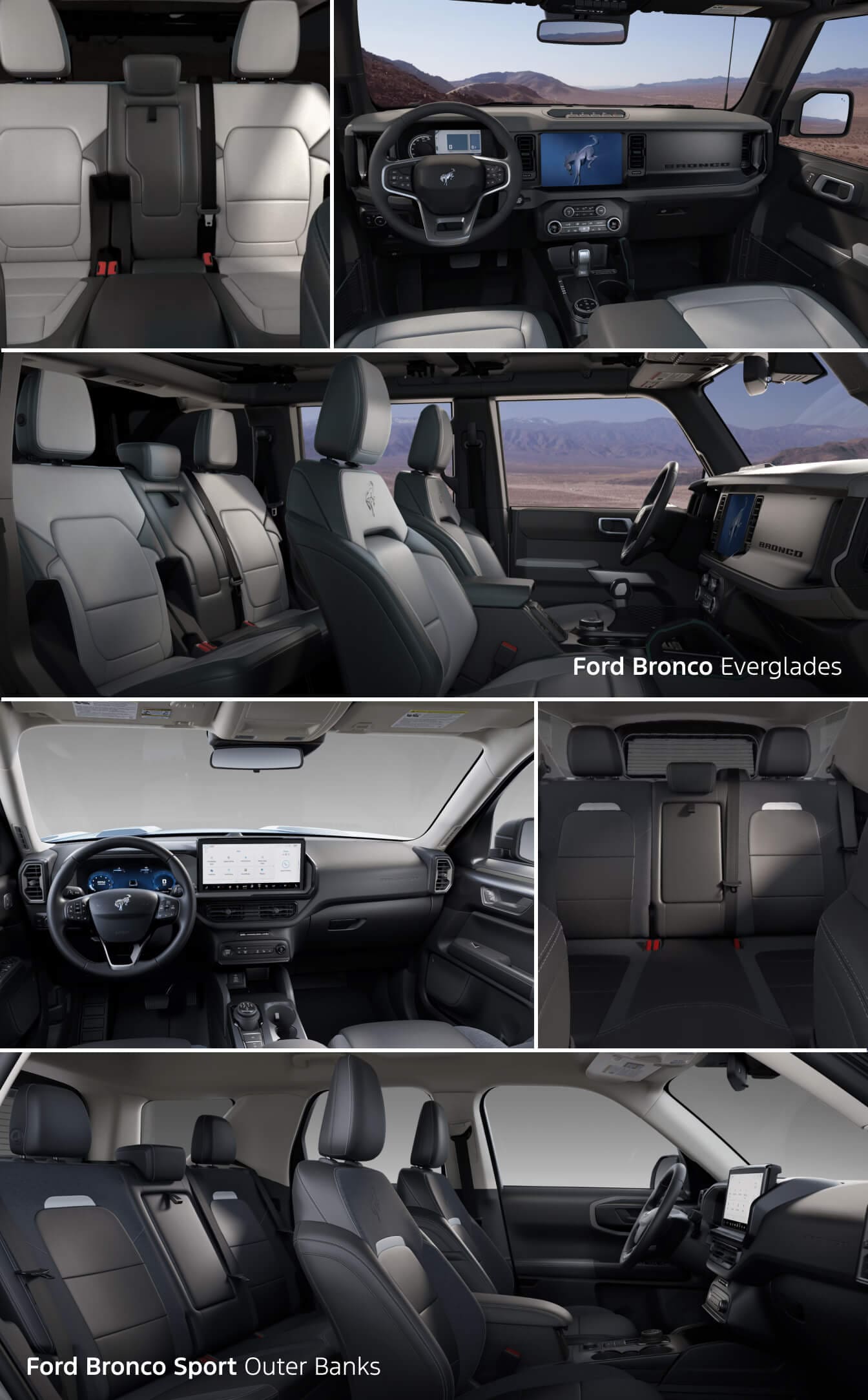 Ford Bronco vs. Bronco Sport Dimensions and Cargo