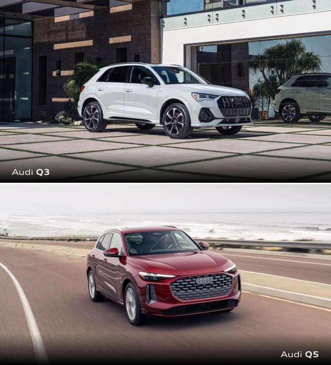 Audi Q3 vs. Q5 Specs & Performance