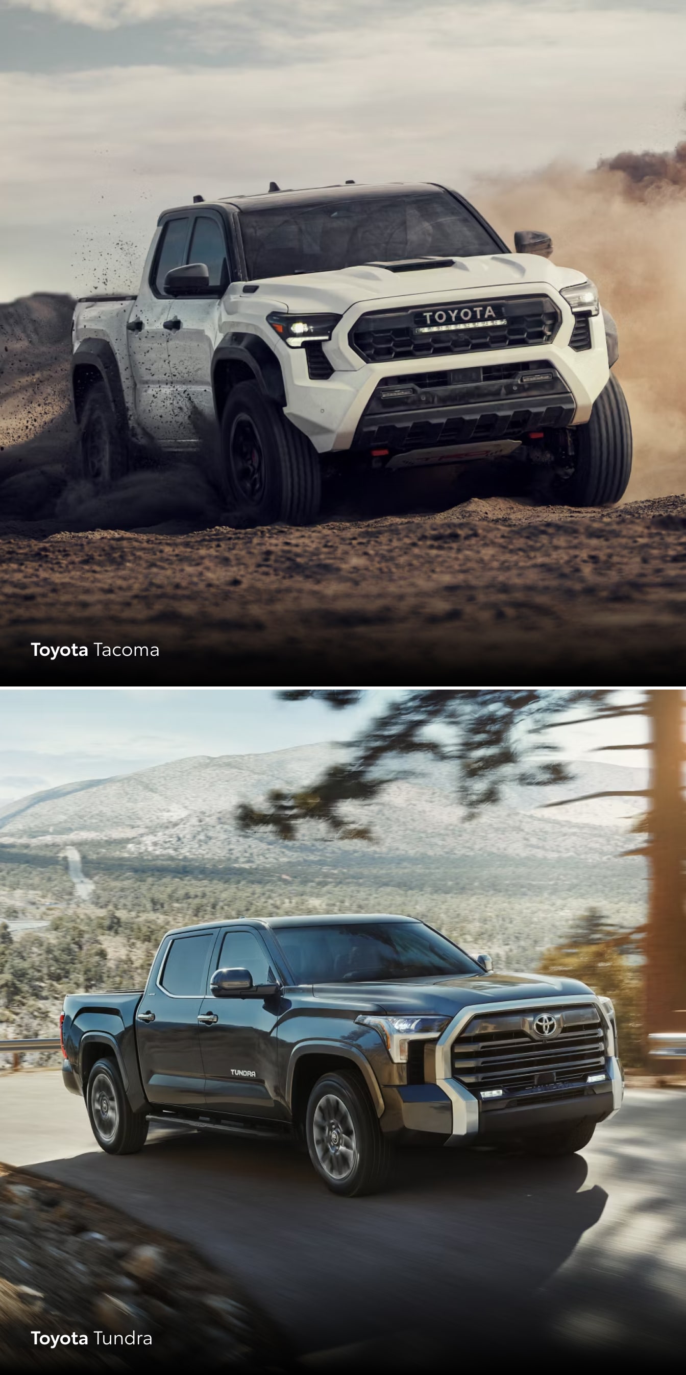 Toyota Tundra vs. Tacoma Specs & Performance