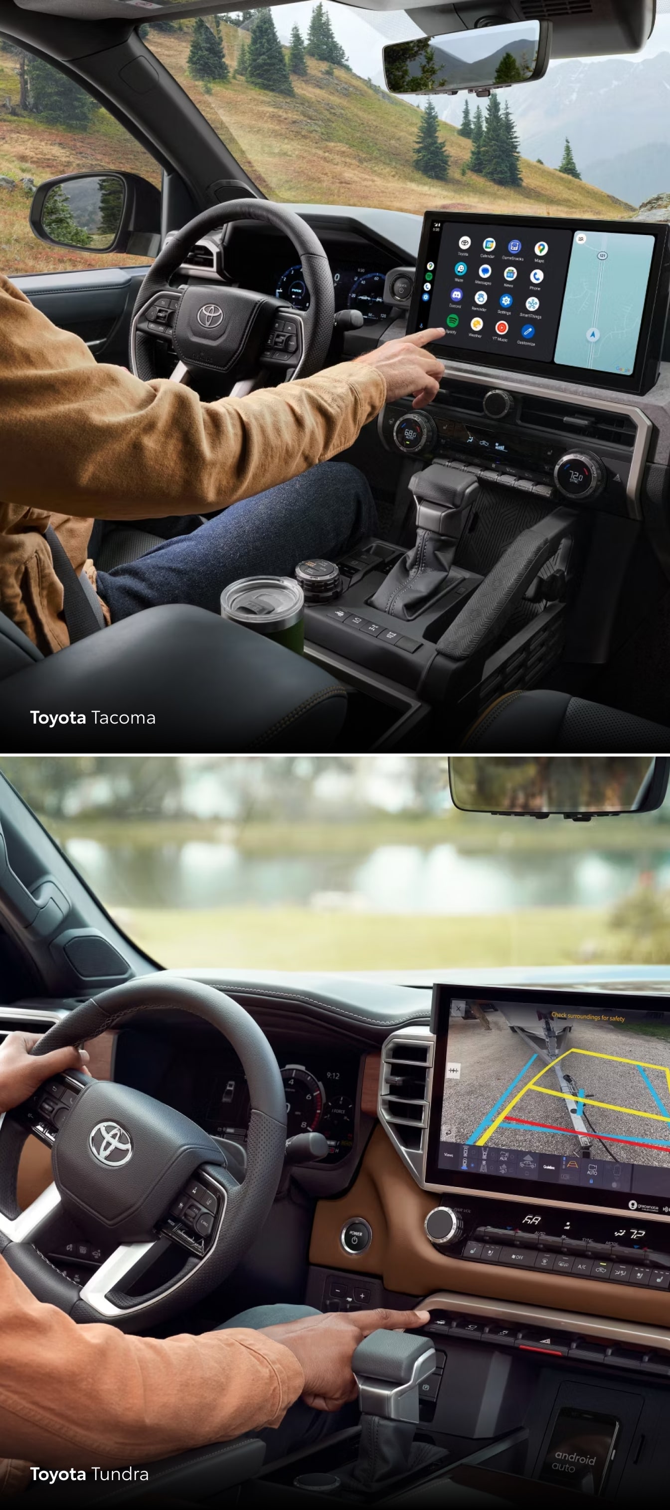 Tundra vs. Tacoma Interior Features & Technology