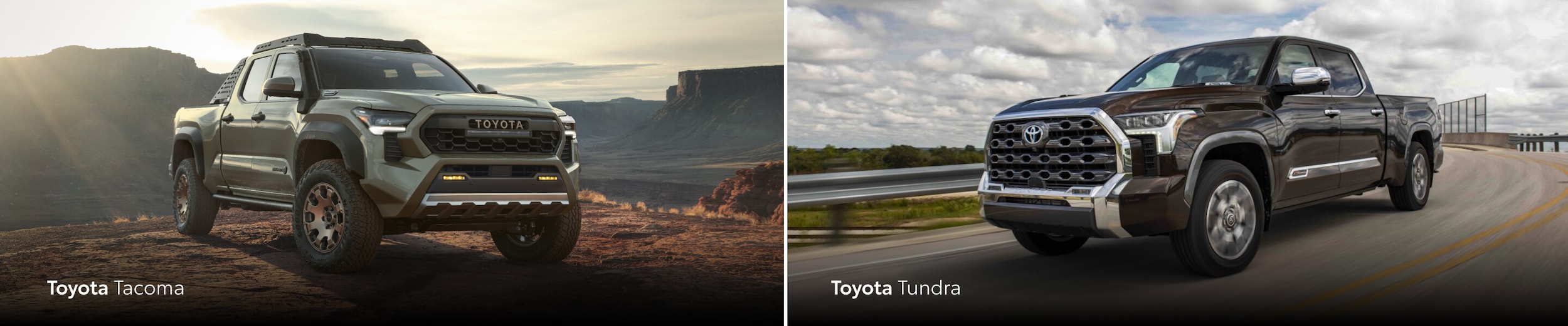 2024 Toyota Vs. Tundra Compare Features, Specs, Size