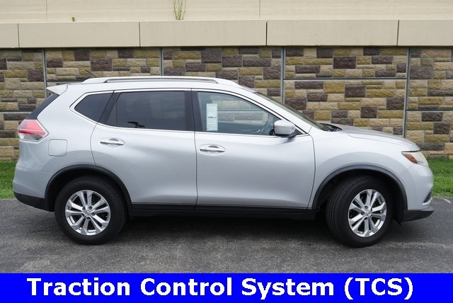 Used 2015 Nissan Rogue SV with VIN KNMAT2MV3FP509898 for sale in Indianapolis, IN