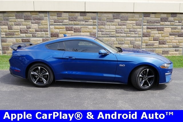 Certified 2022 Ford Mustang GT with VIN 1FA6P8CF4N5145322 for sale in Indianapolis, IN