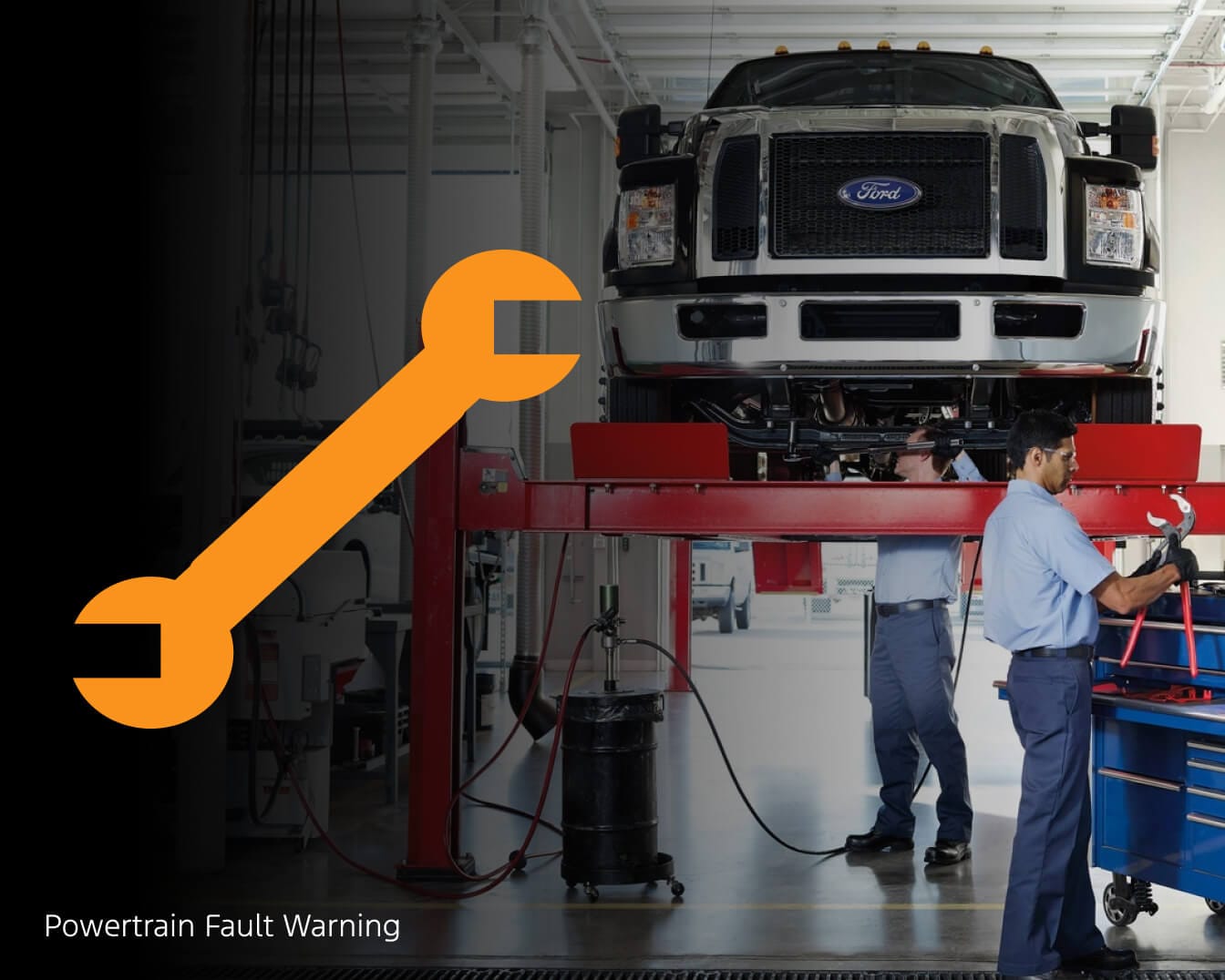 Powertrain Fault Warning (Wrench Icon)