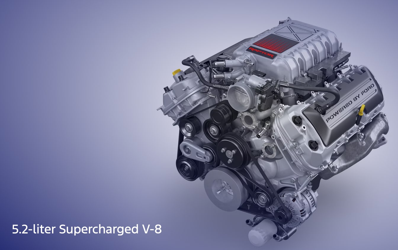 5.2-liter Supercharged V-8