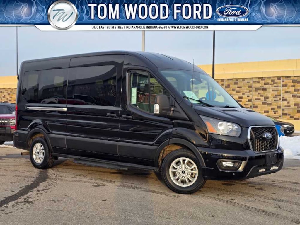 Certified 2024 Ford Transit Passenger XLT T-350 148 Med Roof RWD