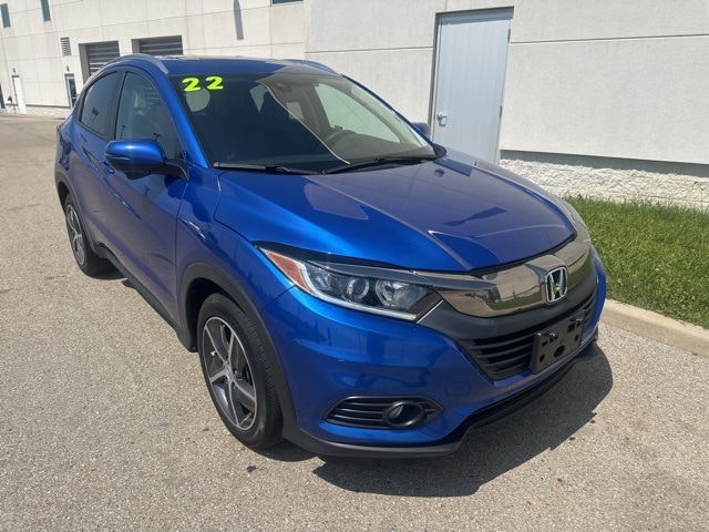 Used 2022 Honda HR-V EX with VIN 3CZRU6H56NM751763 for sale in Anderson, IN