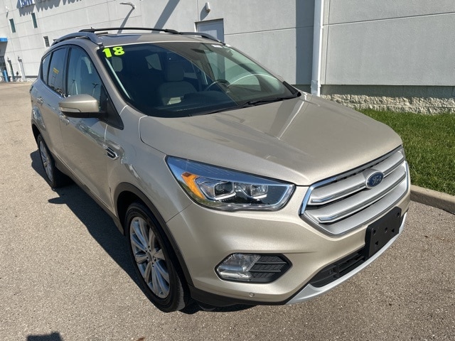 Used 2018 Ford Escape Titanium with VIN 1FMCU9J9XJUA57797 for sale in Anderson, IN