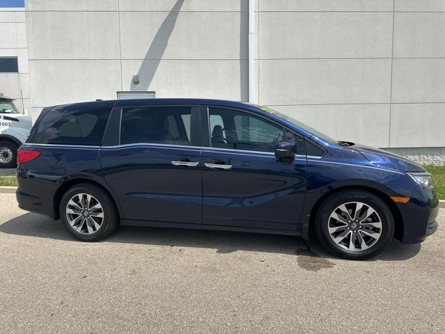 Used 2023 Honda Odyssey EX-L with VIN 5FNRL6H60PB035112 for sale in Anderson, IN