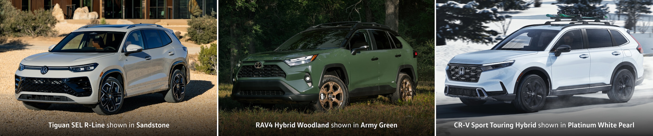 Volkswagen Tiguan vs. Toyota RAV4 vs. Honda Cr-V
