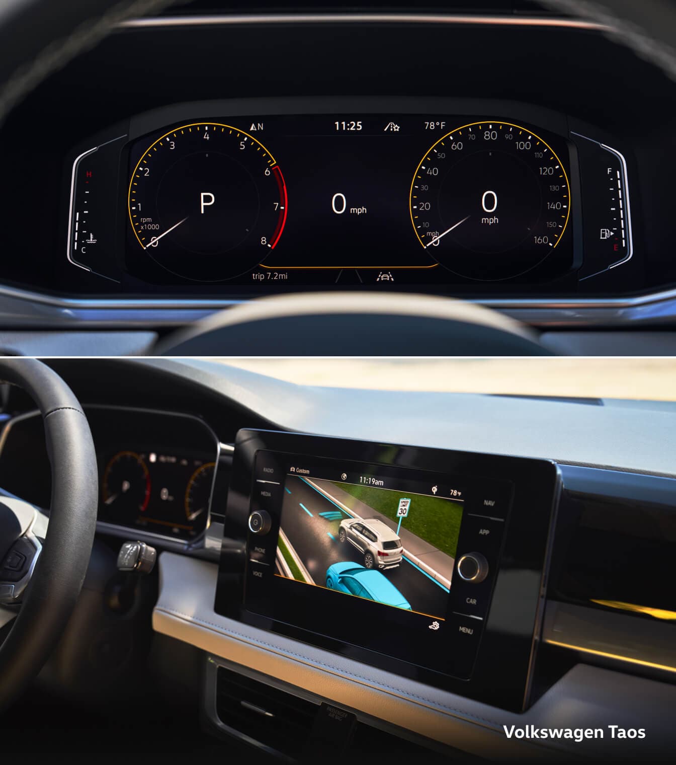 Volkswagen Taos vs. Hyundai Kona: Safety
