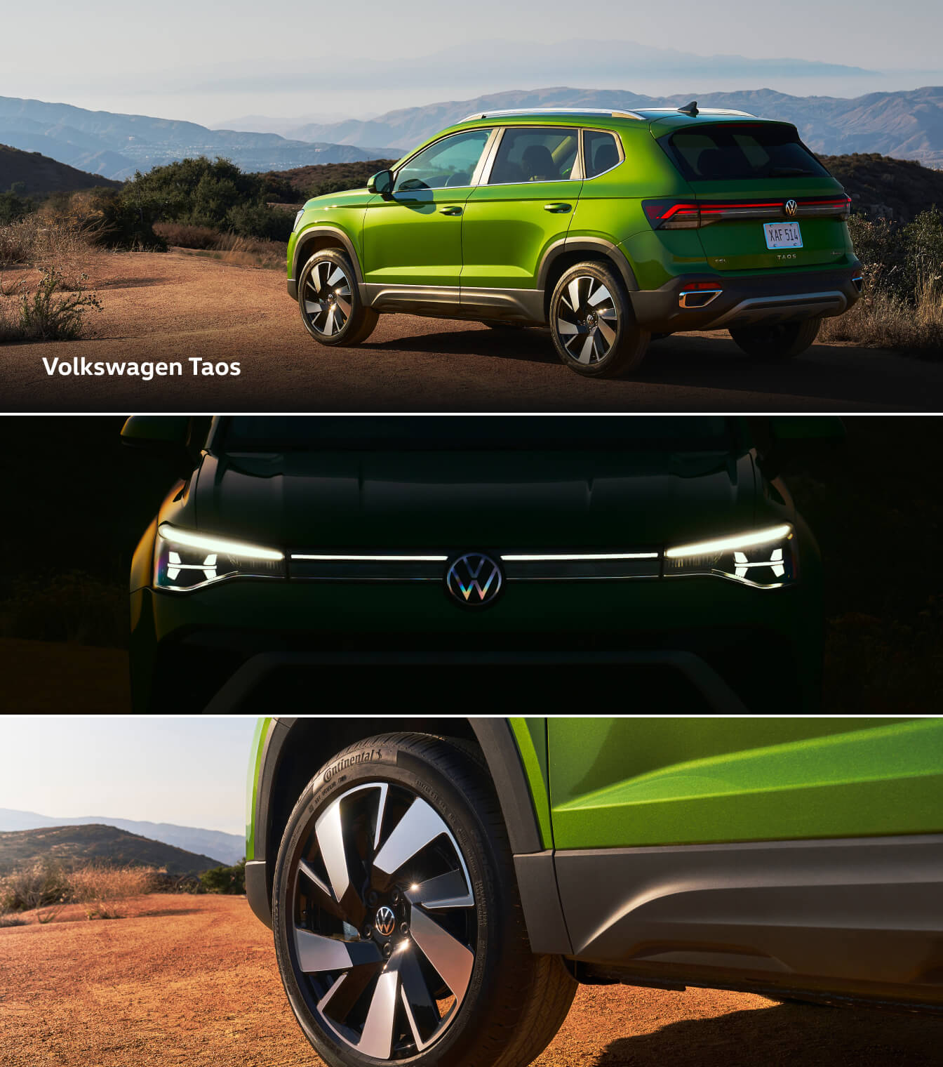 Hyundai Kona vs. Volkswagen Taos: Exterior