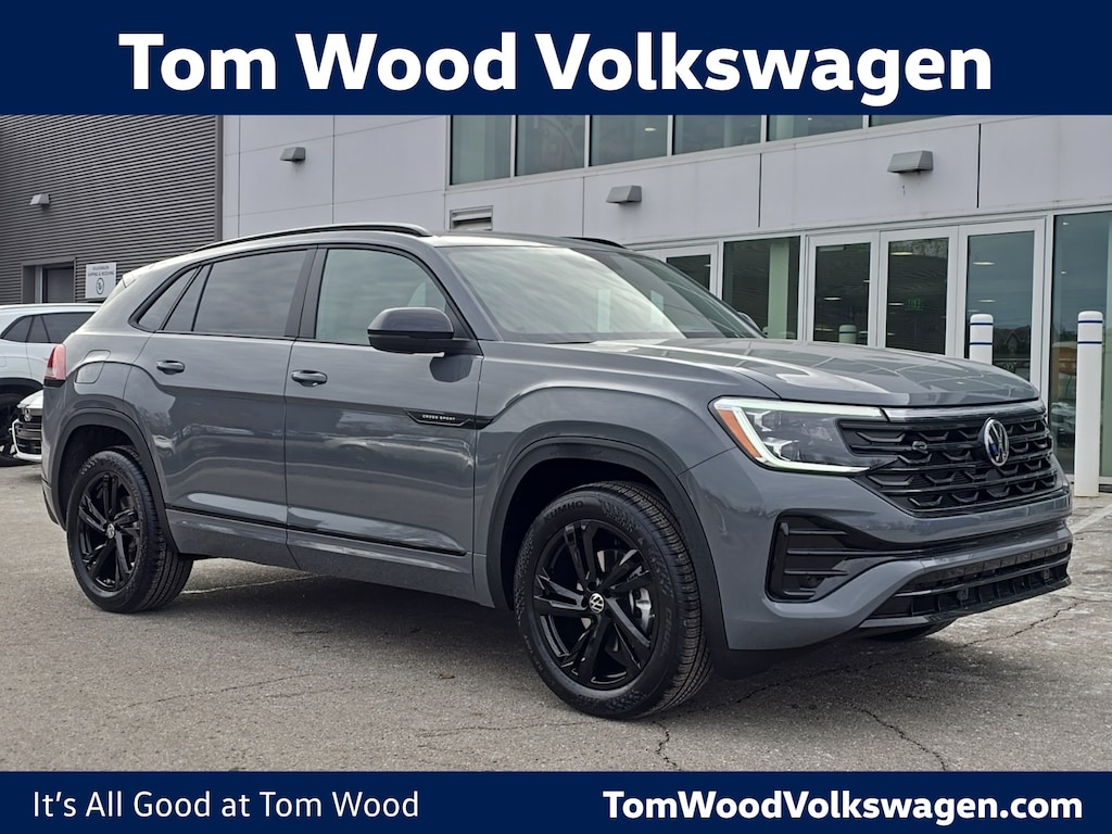 New 2026 Volkswagen Atlas Cross Sport 2.0T SEL R-Line Black SUV