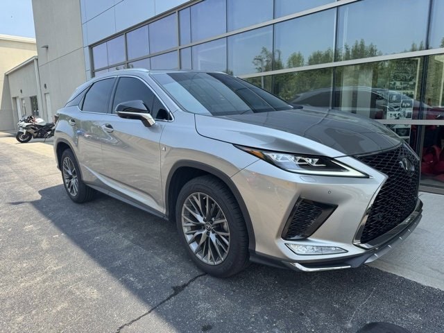 Used 2022 Lexus RX 350 F SPORT with VIN 2T2SZMDA4NC325848 for sale in Indianapolis, IN