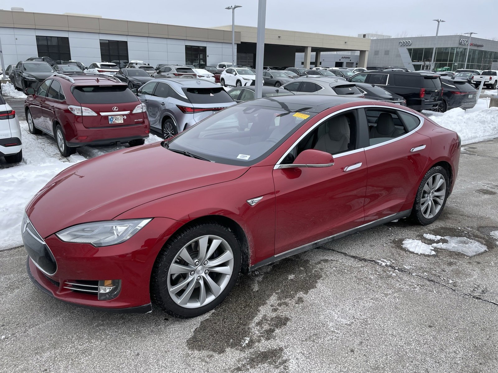 Used 2015 Tesla Model S S with VIN 5YJSA1H21FF098399 for sale in Indianapolis, IN