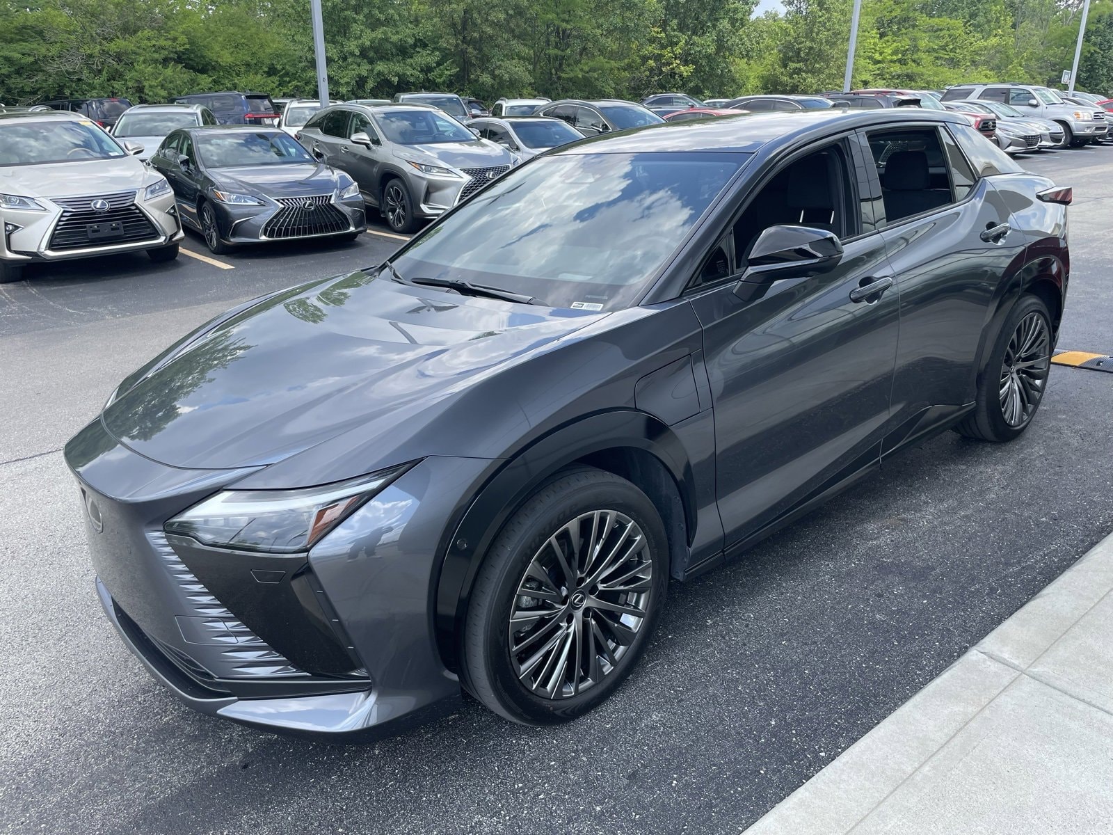 Used 2023 Lexus RZ Luxury with VIN JTJAAAAB1PA015504 for sale in Indianapolis, IN