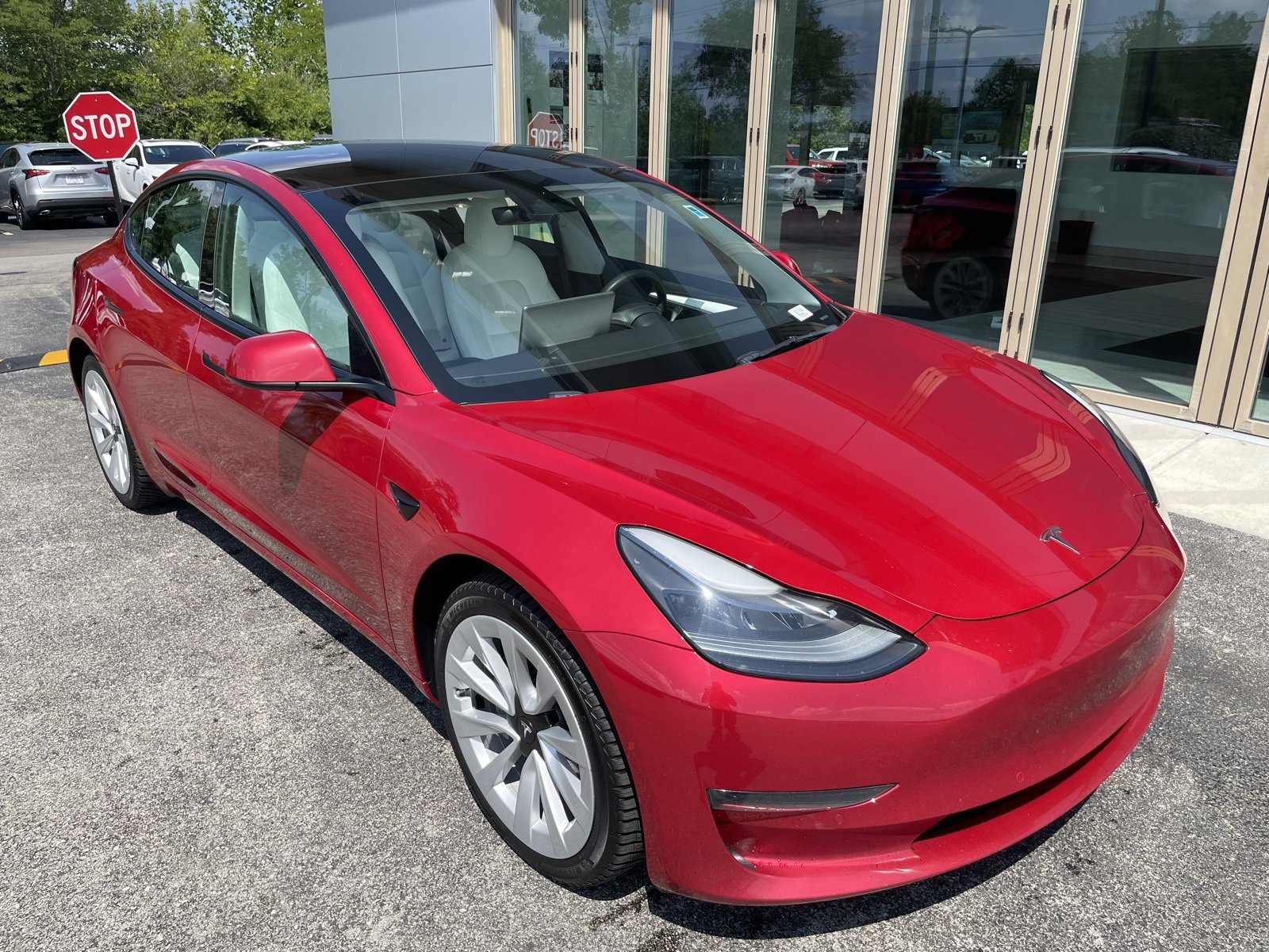 Used 2022 Tesla Model 3 Long Range with VIN 5YJ3E1EB4NF111268 for sale in Indianapolis, IN