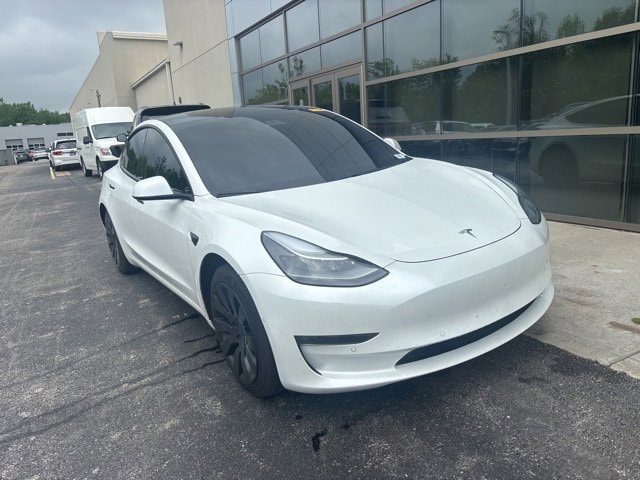 Used 2021 Tesla Model 3 Base with VIN 5YJ3E1EBXMF980035 for sale in Indianapolis, IN
