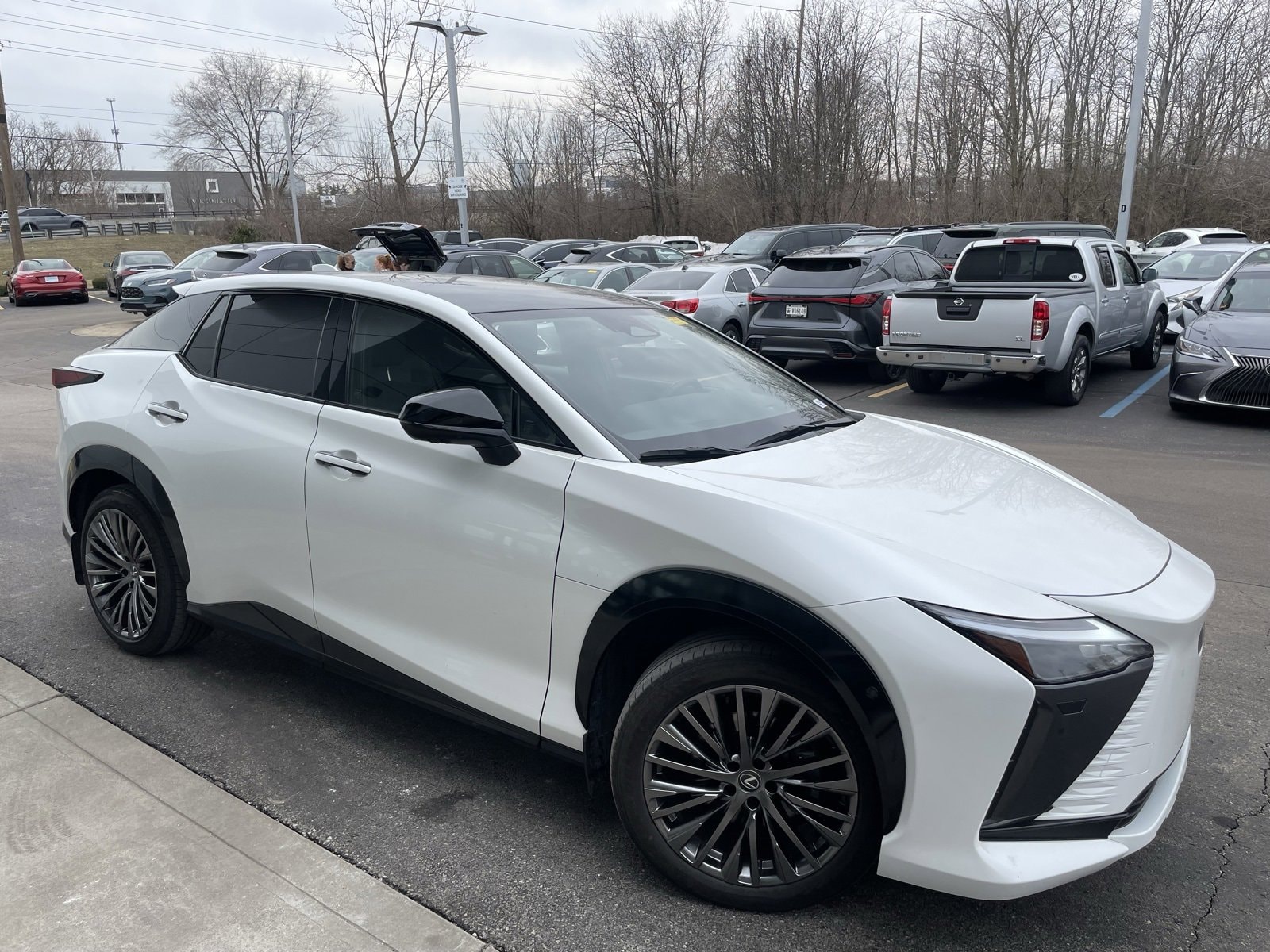 Used 2023 Lexus RZ Luxury with VIN JTJAAAAB4PA017506 for sale in Indianapolis, IN