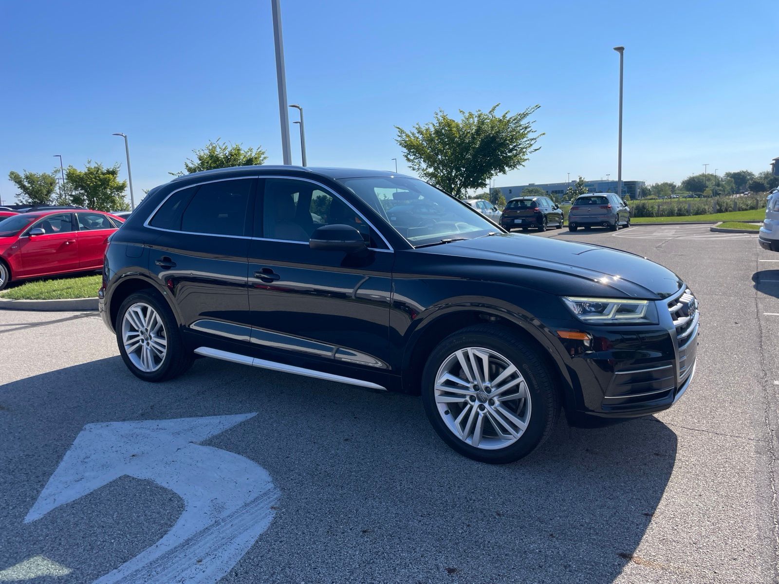 Used 2018 Audi Q5 Premium Plus with VIN WA1BNAFY5J2093109 for sale in Noblesville, IN