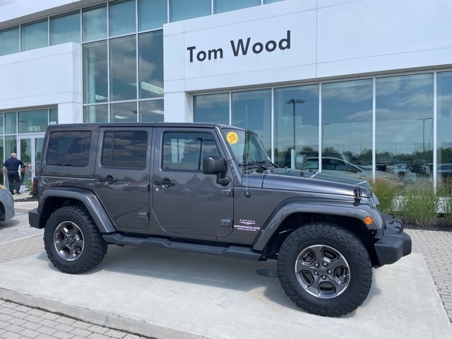 Used 2016 Jeep Wrangler Unlimited Sahara with VIN 1C4BJWEG2GL273495 for sale in Noblesville, IN