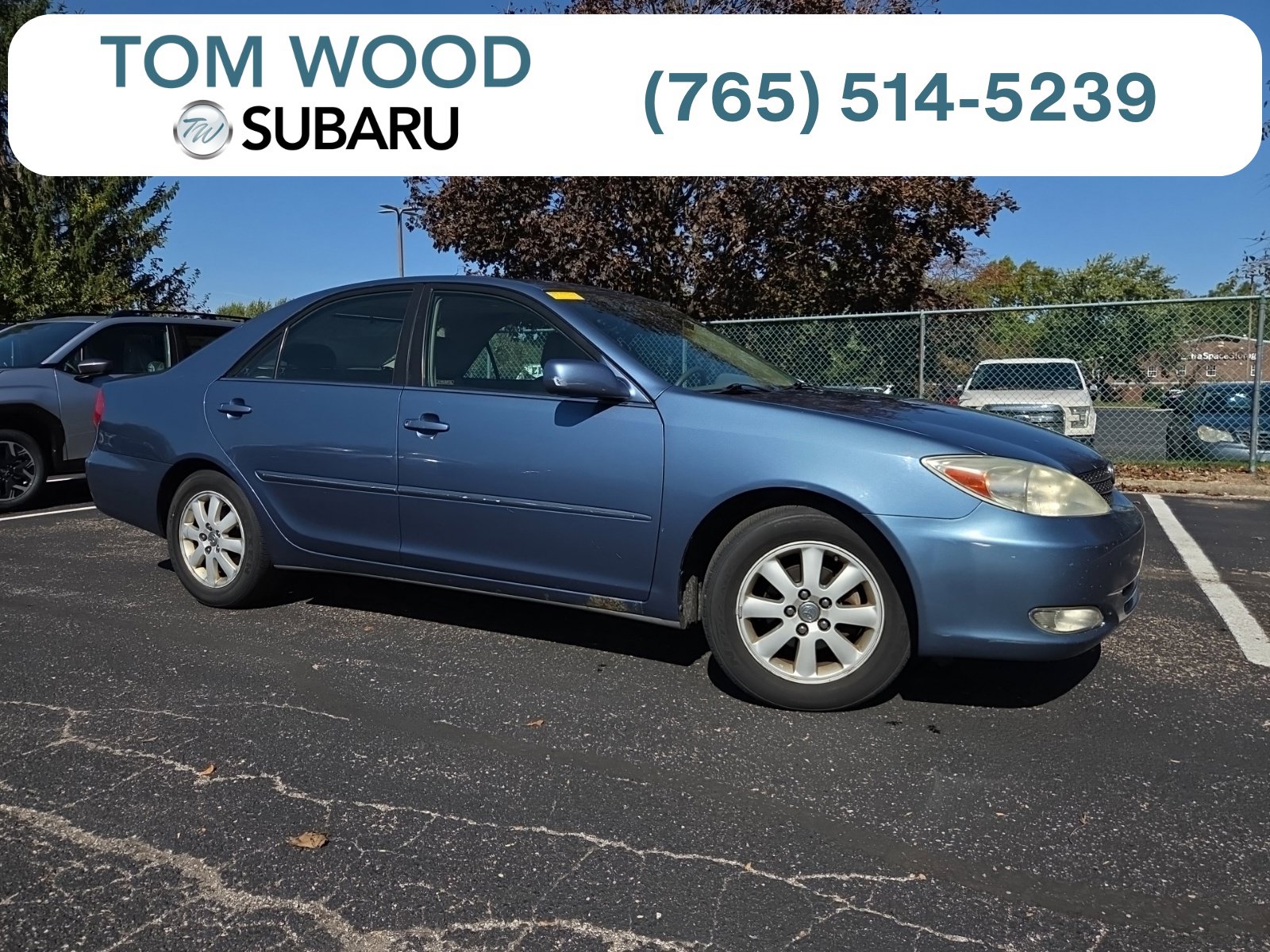 Used 2003 Toyota Camry XLE with VIN 4T1BE30K13U721501 for sale in Indianapolis, IN