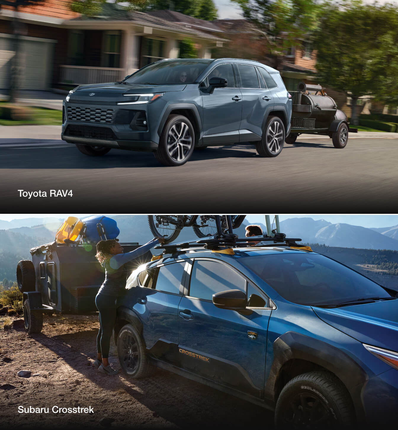 Subaru Crosstrek vs. Toyota RAV4 Towing Capacity