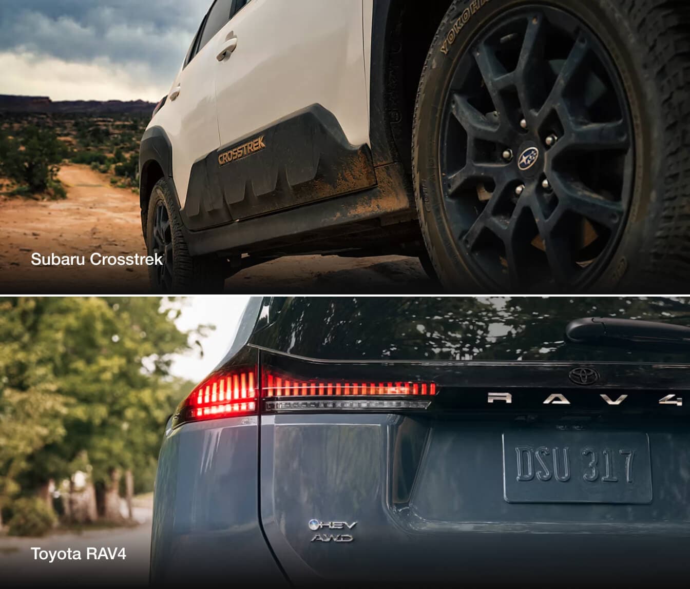 Toyota RAV4 vs. Subaru Crosstrek Packages