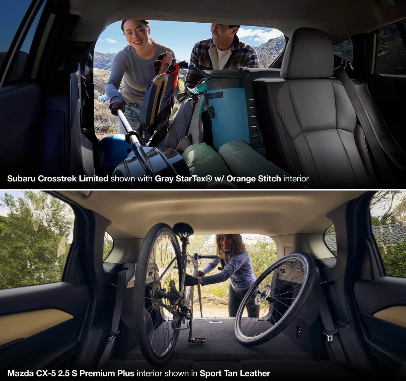 Mazda CX-5 vs. Subaru Crosstrek Cargo Space