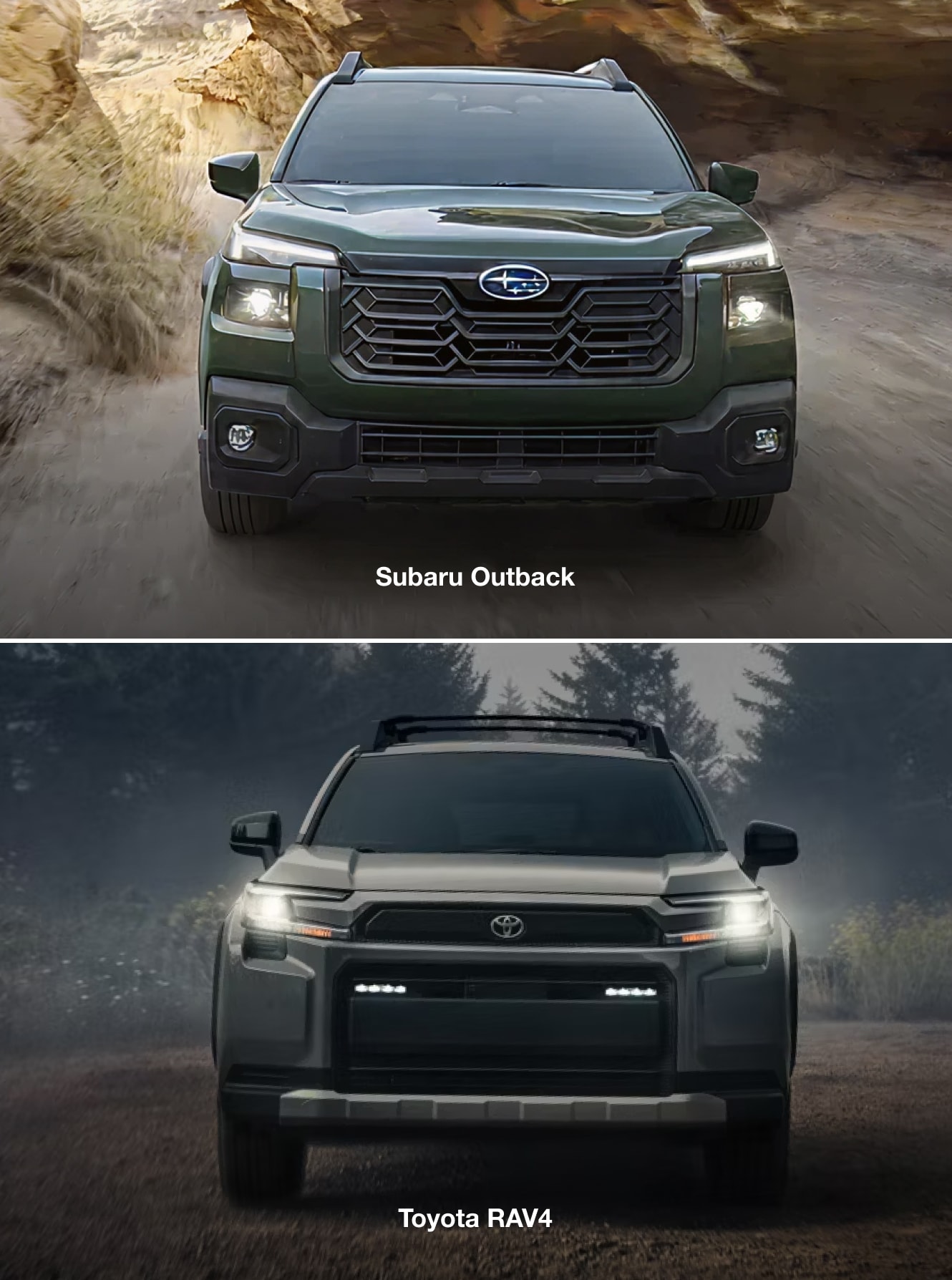 Toyota RAV4 vs. Subaru Outback: Fuel Efficiency